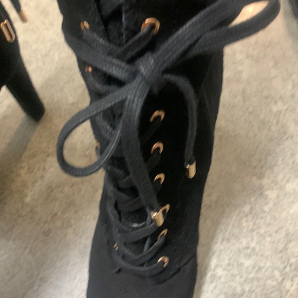 Leather Black Boot Heels - Picture 15 of 16